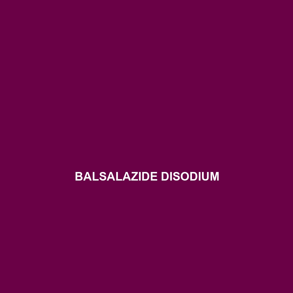 Balsalazide Disodium