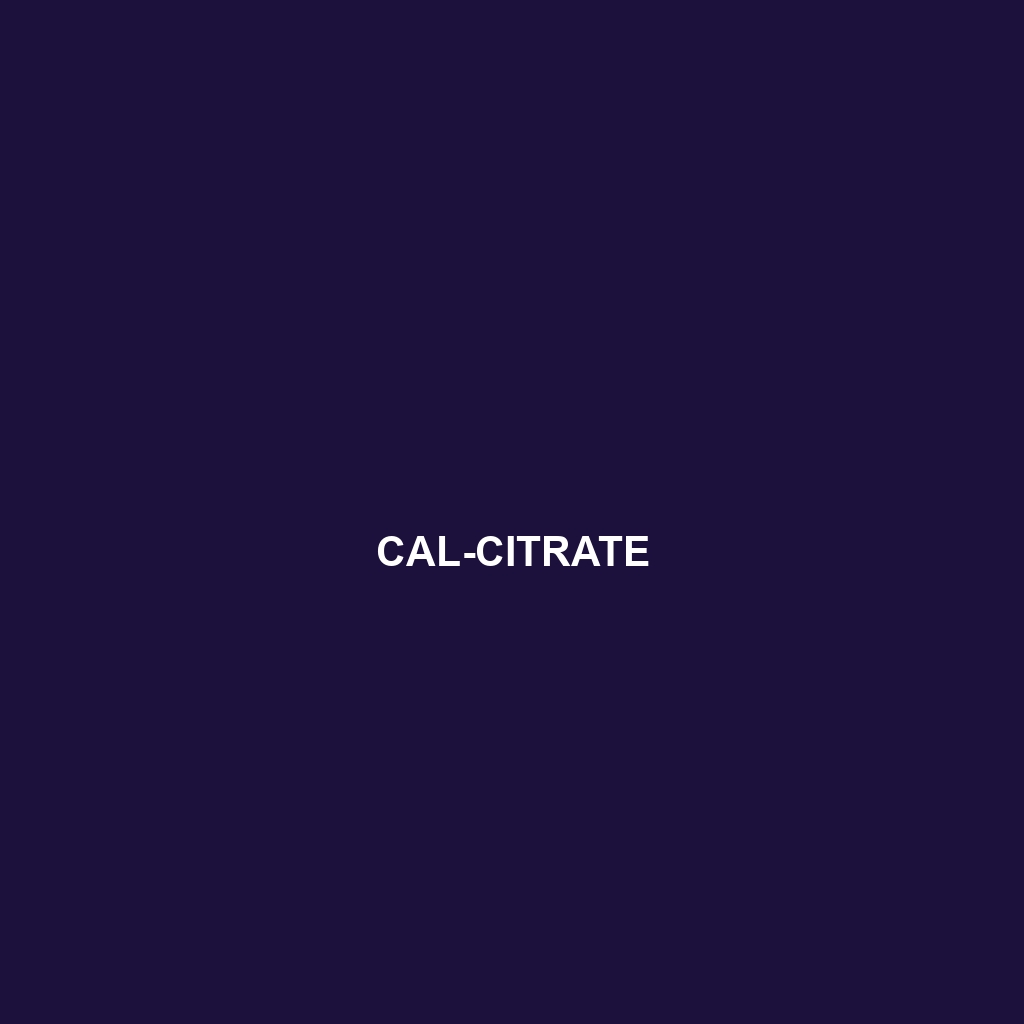 Cal-Citrate