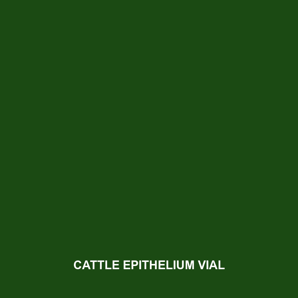 Cattle Epithelium Vial