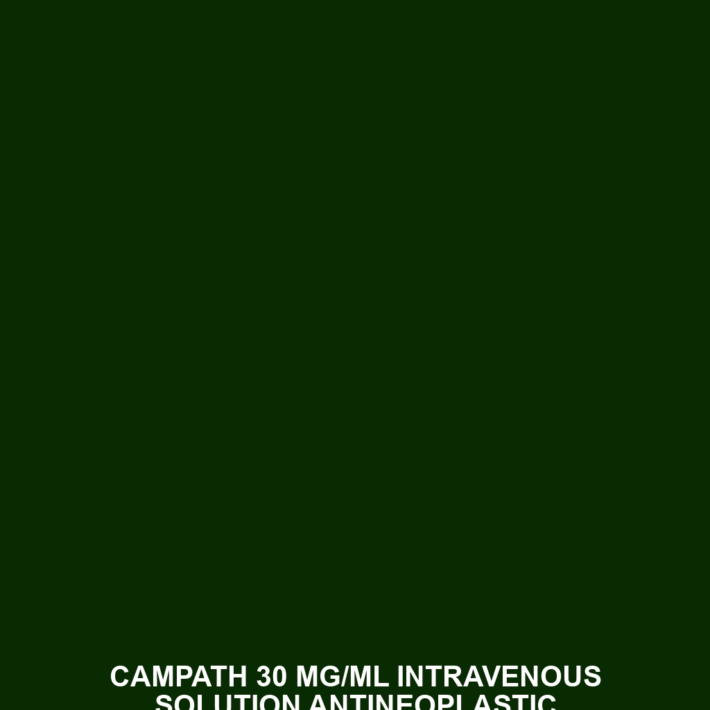 Campath 30 Mg/Ml Intravenous Solution Antineoplastic Monoclonal Antibodies