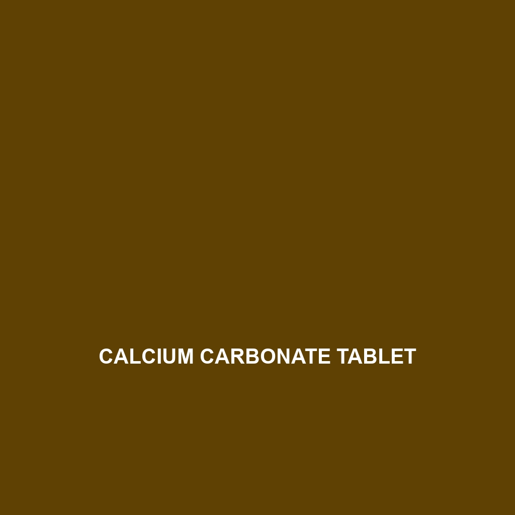 Calcium Carbonate Tablet