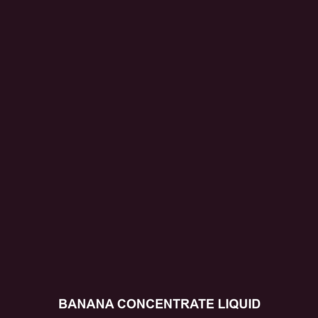 Banana Concentrate Liquid