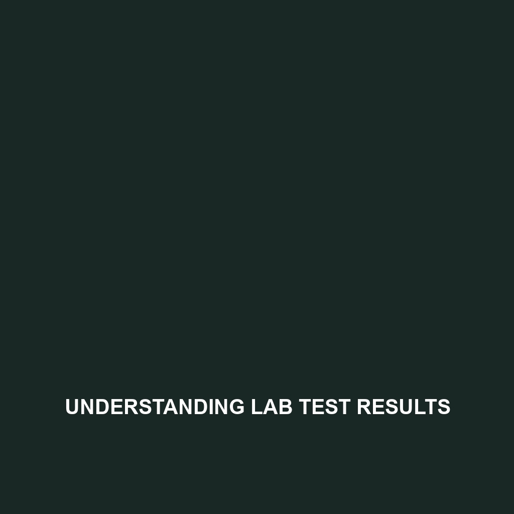 Understanding Lab Test Results