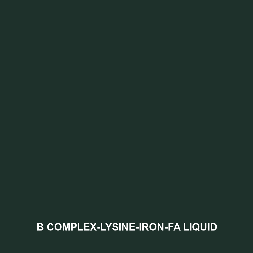 B Complex-Lysine Liquid