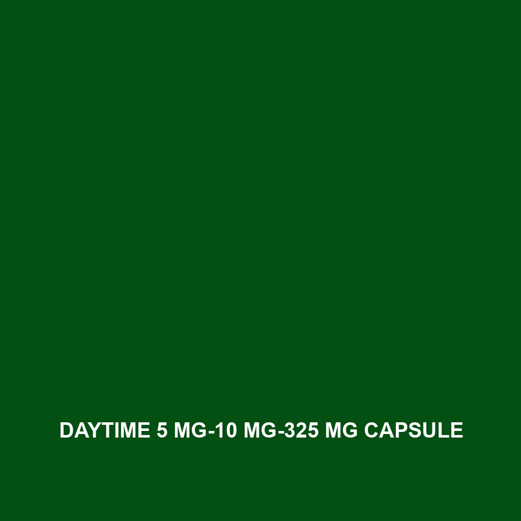 Daytime 5 Mg-10 Mg-325 Mg Capsule