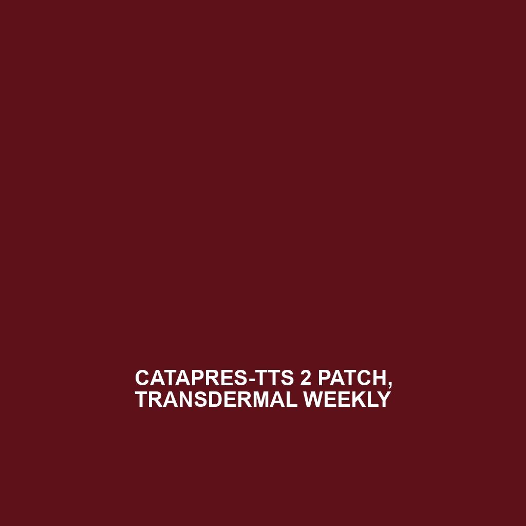 Catapres-Tts 2 Patch, Transdermal Weekly