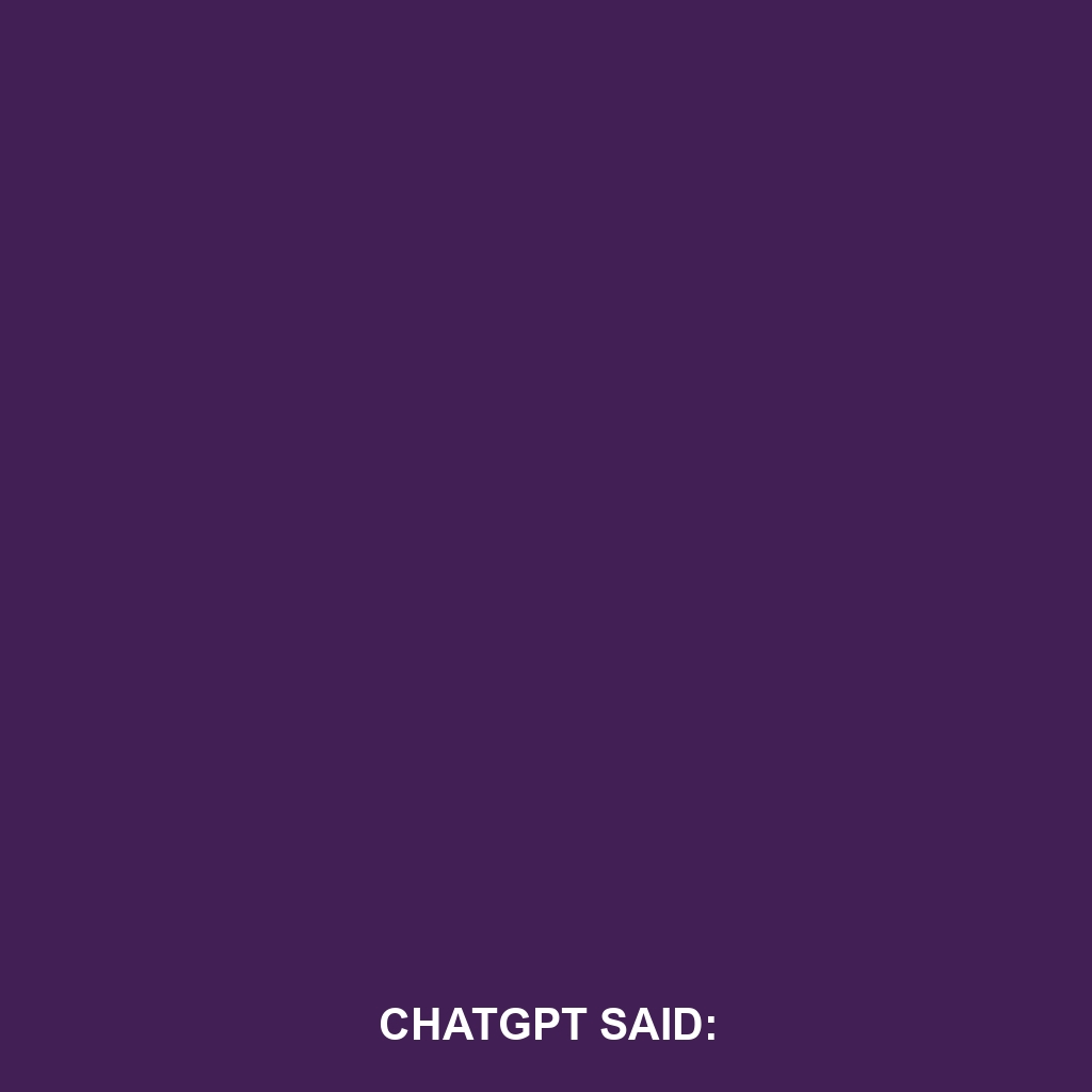 ChatGPT said: