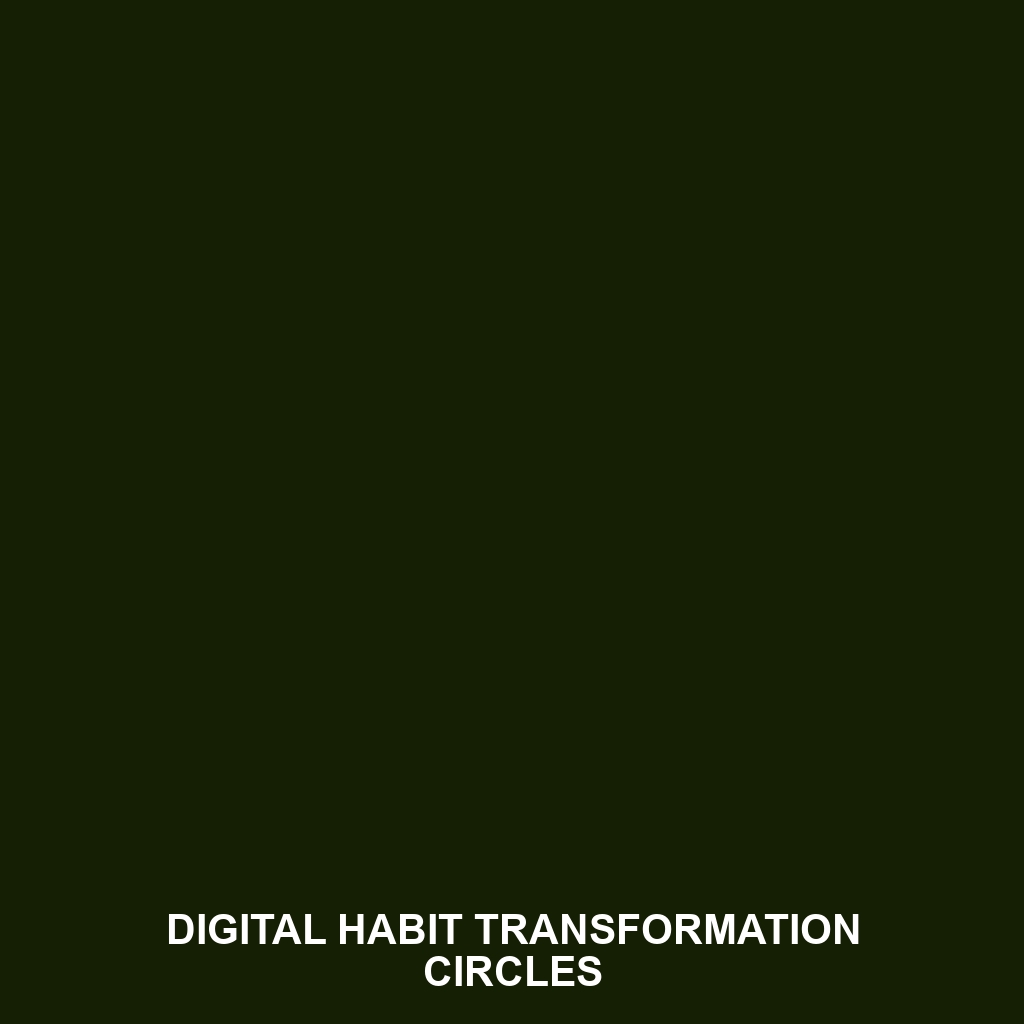 Digital Habit Transformation Circles